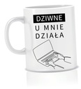 Kubek PROGRAMISTY INFORMATYKA ze śmiesznym tekstem