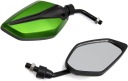 GREEN REGULATED DWOCH MIRRORS WSTECZNYCH DO MOTORCYCLE  photo 5
