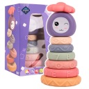 РЕЗИНОВЫЕ БЛОКИ SENSORY SOFT CREATIVE MONTESSORI TOWER PYRAMID 8 EL
