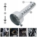 TAB TLUMIACY 60MM DO MOTORCYCLE – STEEL STAINLESS STEEL ADAPTER HALASU  photo 11