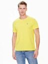 Pánske tričko polo ralph lauren Bavlnené pánske tričko žlté PREMIUM Kolekcia M CLASSICS