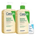 CeraVe Увлажняющее масло-пенка для умывания лица и тела 473 мл x2