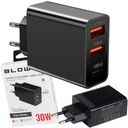 БЫСТРОЕ СЕТЕВОЕ ЗАРЯДНОЕ УСТРОЙСТВО CUB 2x USB A ТИП C PD 30 Вт УНИВЕРСАЛЬНОЕ