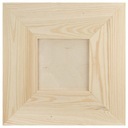 Широкая деревянная рамка 23х23см.
