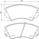 HELLA ZAPATAS DE FRENADO 8DB 355 013-041 