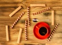 Фон для фотографии кулинарного продукта Flat Lay