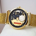 OMEGA zegarek męski LITE ZŁOTO 18K / 750 vintage cal. 1430 SZAFIR 1986 Kolor złoty