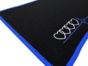 КИЛИМКИ ВЕЛЮРОВІ AUDI 80 B3 (1986-1991) ЧОРНІ - 4X AUDI EDITION  (17755035668) фото min 6