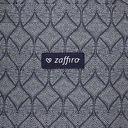 Zaffiro Be Close Geo Синий стальной шарф