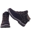 Мужские зимние туфли черная изолированная спортивная сшита