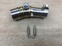 АДАПТЕР ВИПУСКУ КОЛЕКТОР DO KAWASAKI NINJA VERSYS 650R 650 ER6F ER6N  (18880943441) фото min 13
