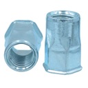 ЗАКЛЕПКА-ГАЙКА ШЕСТИГРАННАЯ M6, МИНИ-КОНУС, 10 ШТ.