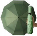 Автоматический волоконный зонт, большой, прочный, зеленый.