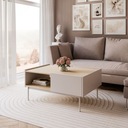 Zostava nábytku do obývačky ESSENCE kašmír dub Linea stolík rtv komoda Farba prednej časti odtiene béžovej