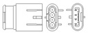 SONDA LAMBDA 466016355154 MAGNETI MARELLI 