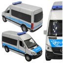 Автомобиль Автомобиль Mercedes Sprinter 1:34 Полиция серебристый WELLY