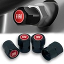 КОЛПАЧКИ ​​КЛАПАНОВ С ЛОГОТИПОМ FIAT ЧЕРНЫЙ МЕТАЛЛ НАБОР ИЗ 4 ШТ.