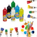 ASTRA PAINT, КРАСКИ ДЛЯ ПОСТЕРОВ В НАБОРЕ БУТЫЛОК 6 ЦВЕТОВ Х 500 МЛ