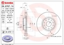 DISCOS ZAPATAS PARTE DELANTERA BREMBO ALFA 166 