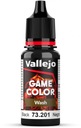 Vallejo 73201 Game Color Wash 18 мл Черный