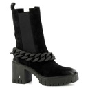 CARINII B7699 TRAPER WORKS, ЗАМШЕВАЯ КОЖА, ЧЕРНЫЙ 38