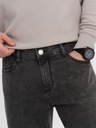 Pánske džínsové mramorové nohavice SLIM FIT čierne V3 OM-PADP-0146 XXL Kód výrobcu P923