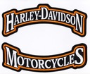 Нашивка ВАР HARLEY DAVIDSON + МОТОЦИКЛЫ женская, детская 24.2 цвет