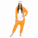 KIGURUMI ONESIES PYŽAMO DARČEK JEDNODIELNA TEPLÁ TEPLÁKOVÁ SÚPRAVA L Dominujúca farba oranžová