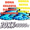 Tibia 20kk 2000cc BONA CELESTA DAMORA HARMONIA MONZA NEVIA REFUGIA SECURA