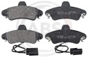 PLAQUETTES FREIN FORD MONDEO 99-00 ARRIÈRE AVEC CAPTEURphoto 10