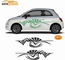 НАКЛЕЙКИ Наклейка на автомобиль FIAT 500 MODEL 14