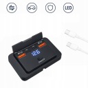 ГНІЗДО АВТОМОБІЛЬНИЙ MONTAZOWE 12V 24V 4 USB PD QC 3.0 ON ВИКЛЮЧЕНИЙ КРИШКА  фото 7
