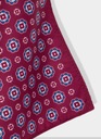 PAKO LORENTE бордовый мужской нагрудный платок одного размера с цветочным узором