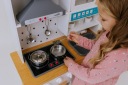 XXL деревянный кухонный куб холодильник плита кастрюли раковина свет звуки