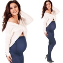 40den Rajstopy Ciążowe MIKROFIBRA pełne z PANELEM