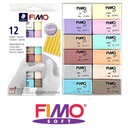 Набор пастелей Fimo Masa 25 г, 12 кубиков Staedtler