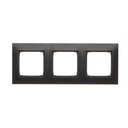 SIMON 54 ТРОЙНАЯ РАМА 3x МАТОВЫЙ ЧЕРНЫЙ DR3/49