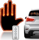 Светодиодный индикатор жестов на заднем стекле автомобиля, средний палец, большой палец