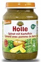 HOLLE BIO УЖИННОЕ БЛЮДО ШПИНАТ С КАРТОФЕЛЕМ 190Г