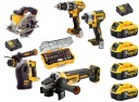 КОМБИНИРОВАННЫЙ НАБОР ИНСТРУМЕНТОВ DEWALT 18 В 5 ШТ. 4X5,0 Ач XR