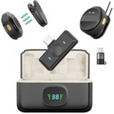 2x MIKROFON BEZPRZEWODOWY KRAWATOWY USB C IPHONE ANDROID POWERBANK MAGNES