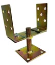 Основание стойки с 3D-регулируемой по высоте ножкой.