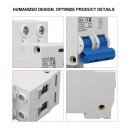 2P DC MINIATUROWY WYACZNIK B ТИП 25A DIN RAIL BREAKER ДЛЯ СИСТЕМИ DE  (17791421920) фото min 10