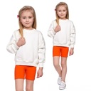 ЛЕГИНГИ ДЕТСКИЕ 1/2 КОРОТКИЕ ОРАНЖЕВЫЕ 110