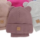 КОМПЛЕКТ ЗИМНЕЙ ШАПКИ, УШИ, УТЕПЛЕН ФЛИСОМ, 50-52, РАЗНЫЕ ЦВЕТА