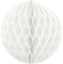 Шарик из папиросной бумаги S маленький 10 см БЕЛЫЙ украшение из папиросной бумаги