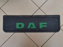 Брызговик на фартуке DAF с тиснением TiR, черно-зеленый