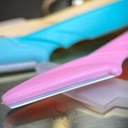 Нож-триммер, бритва для бровей, разноцветные лезвия 3 шт.