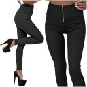 Стильные ребристые леггинсы с Zip Caren! Л