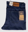 Duże Spodnie Męskie Jeansy Texasy Dżinsy z Prostą Nogawką Granatowe 999 W43 Kolekcja Big Size Classic Jeans